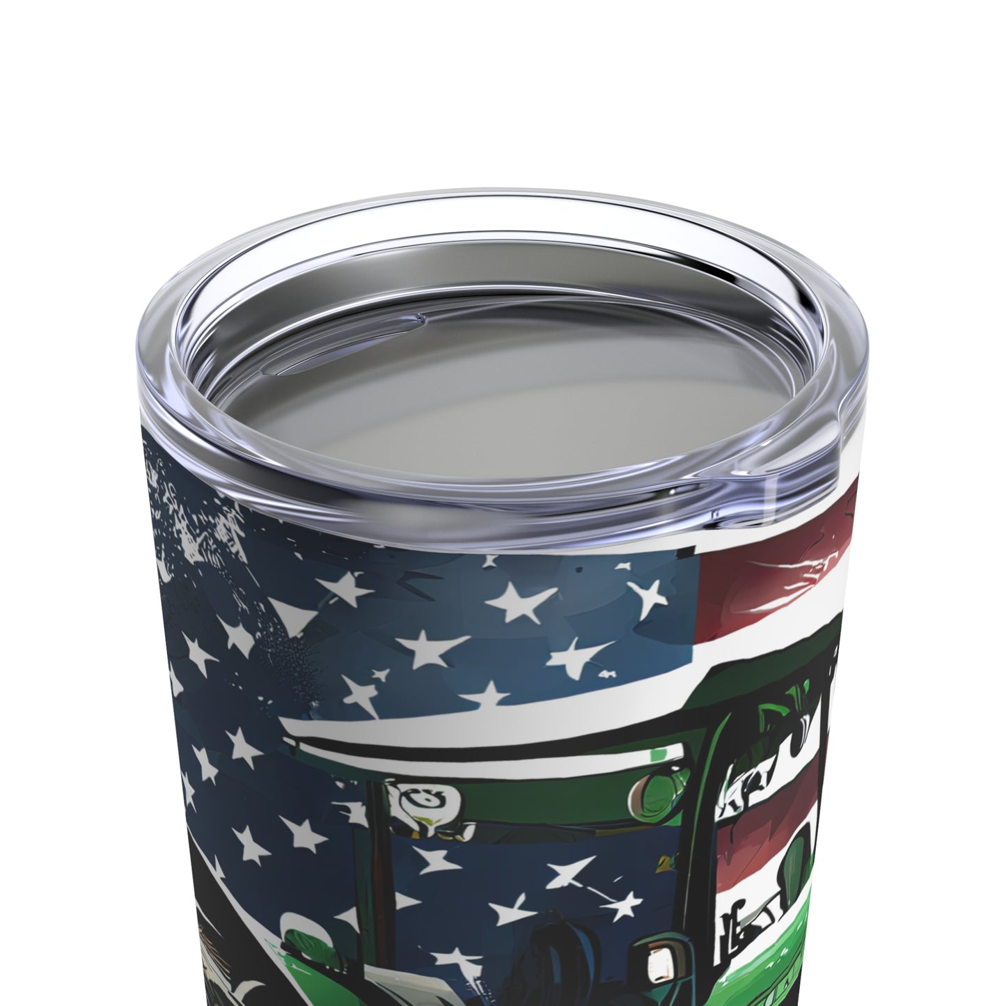 Flag & Green Tractor | Tumbler 20oz