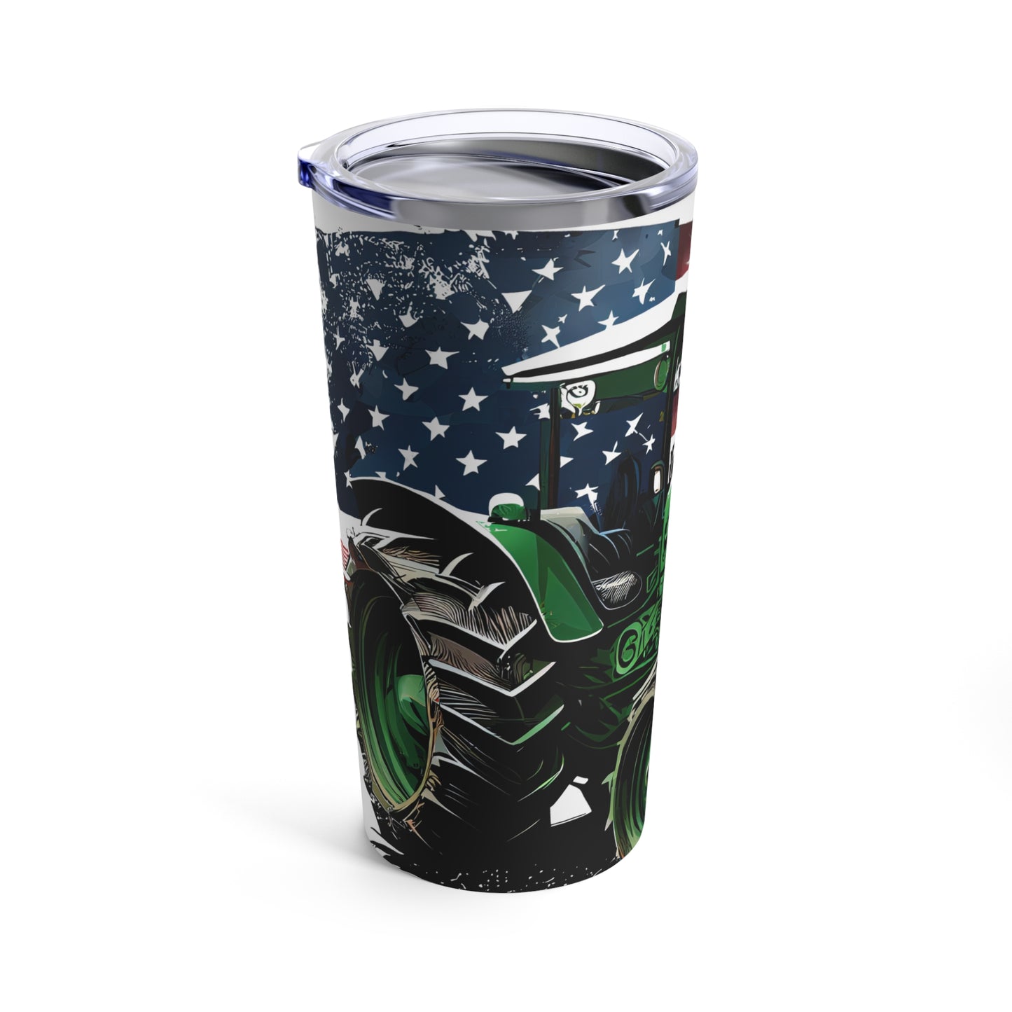 Flag & Green Tractor | Tumbler 20oz