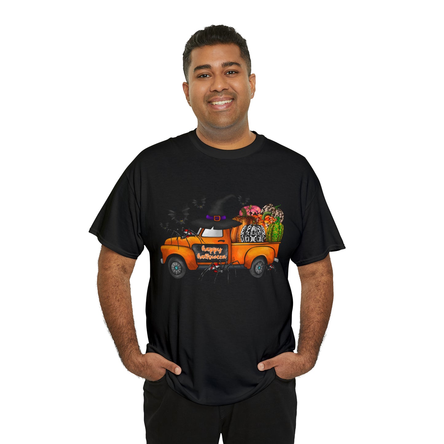 Halloween Truck | Unisex Heavy Cotton Tee