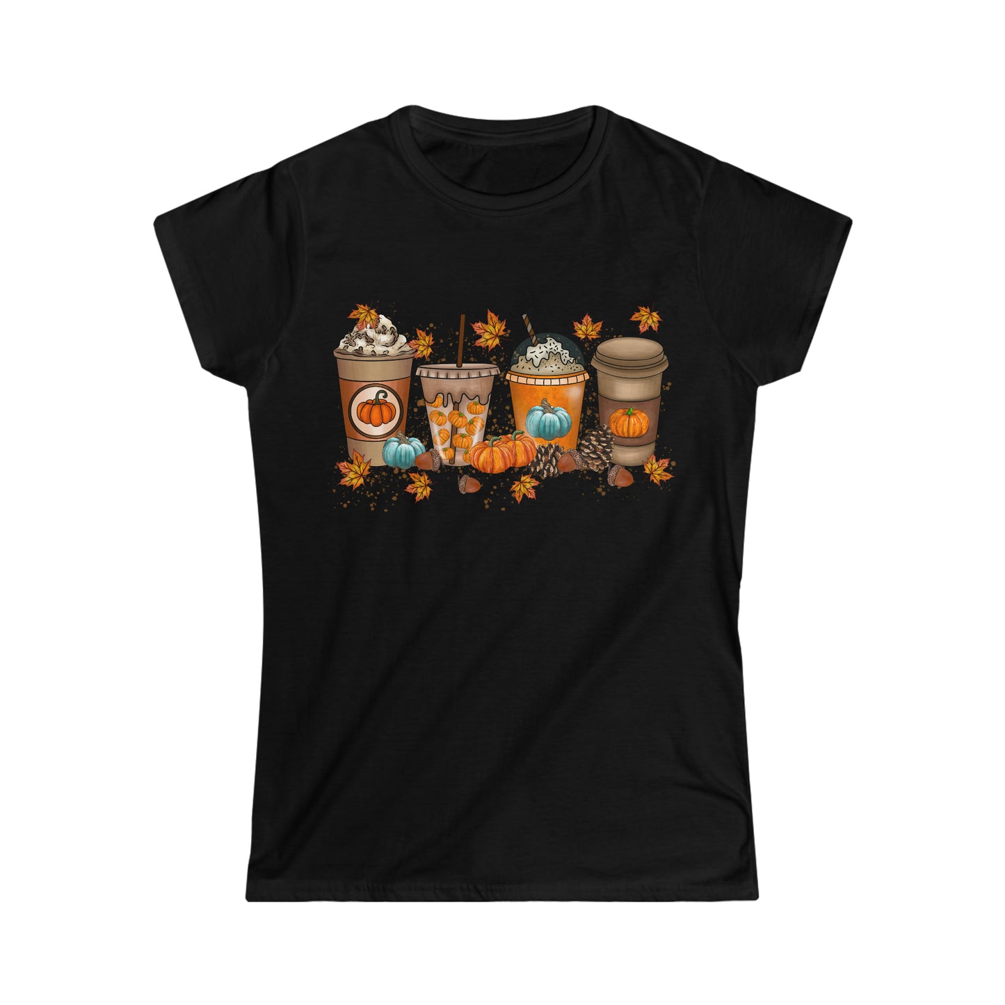 Fall Coffee Drink | Women's Softstyle Tee