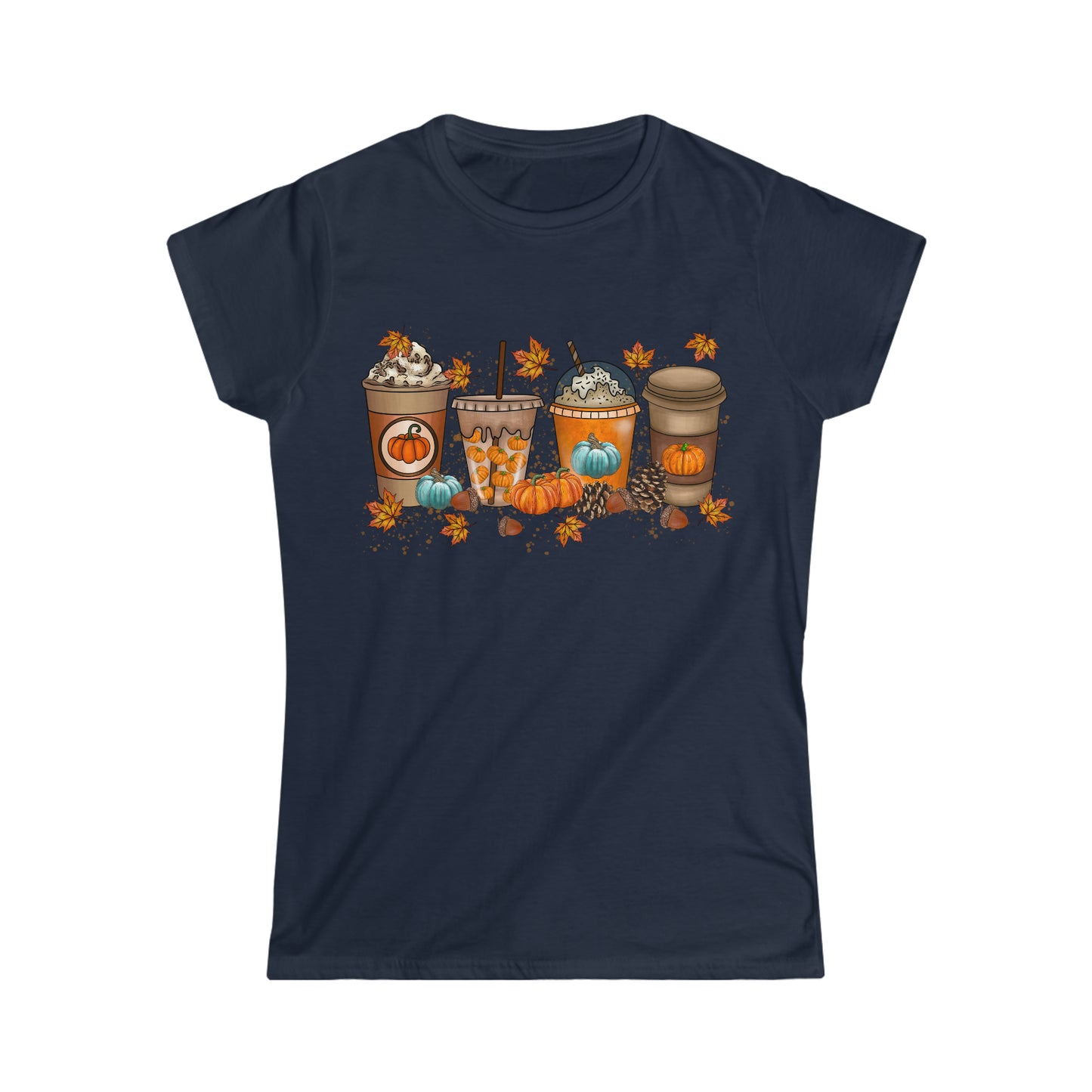 Fall Coffee Drink | Women's Softstyle Tee