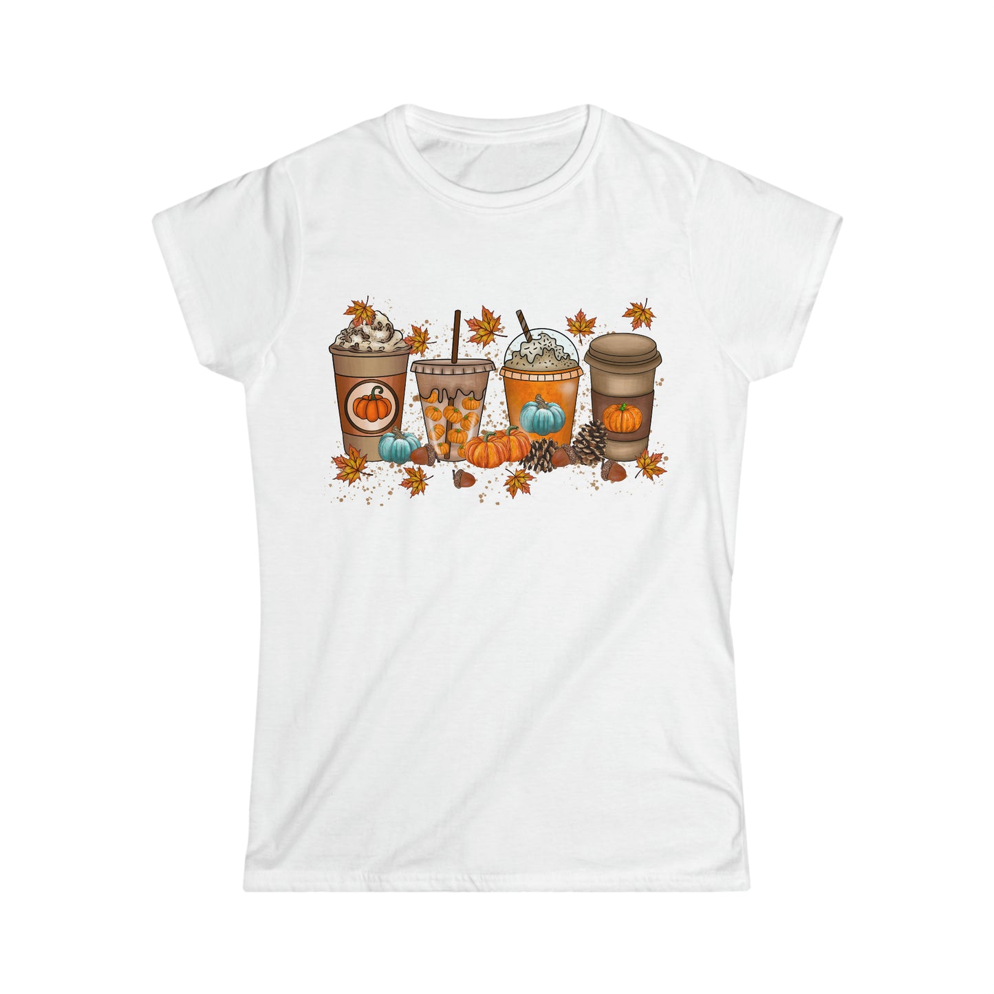 Fall Coffee Drink | Women's Softstyle Tee