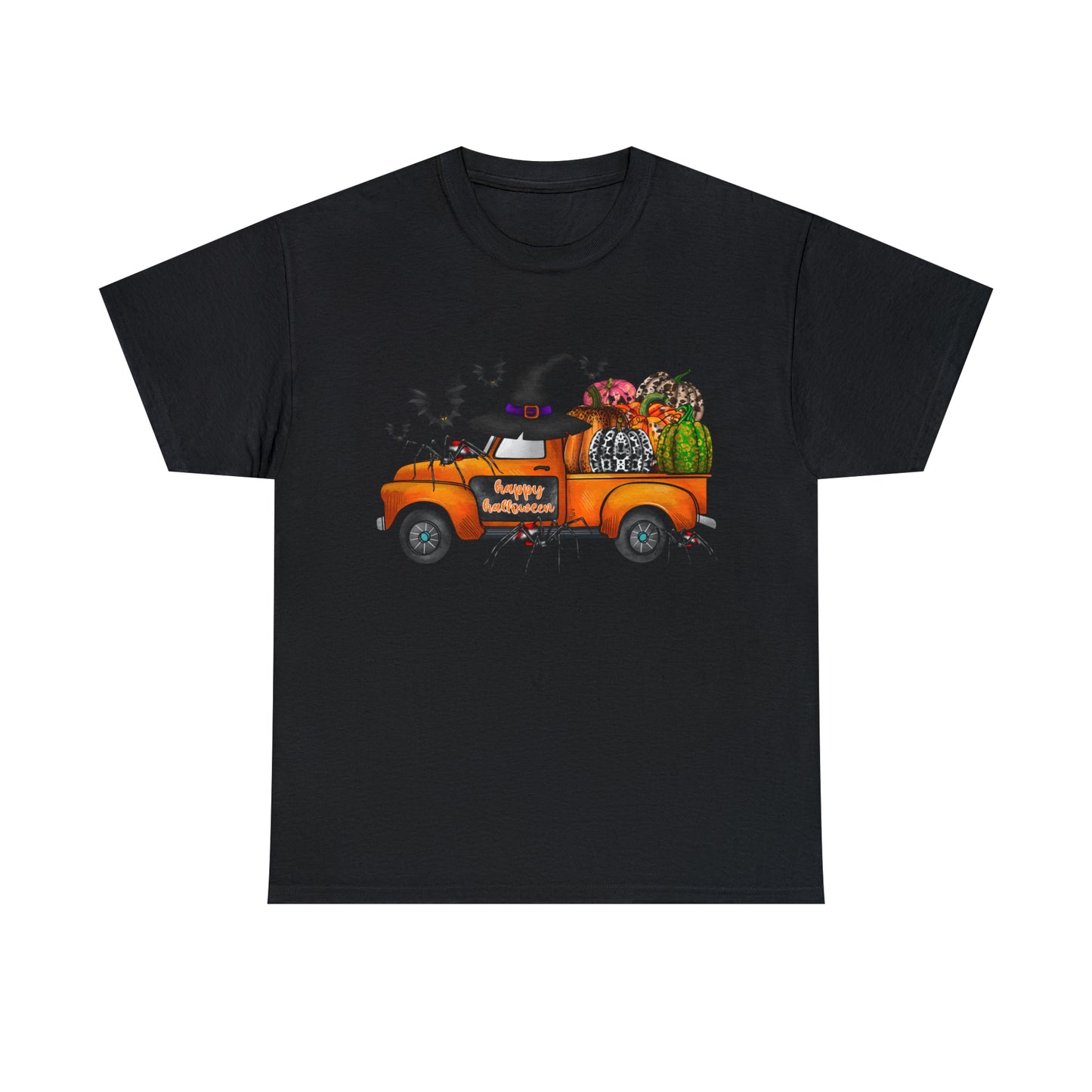 Halloween Truck | Unisex Heavy Cotton Tee