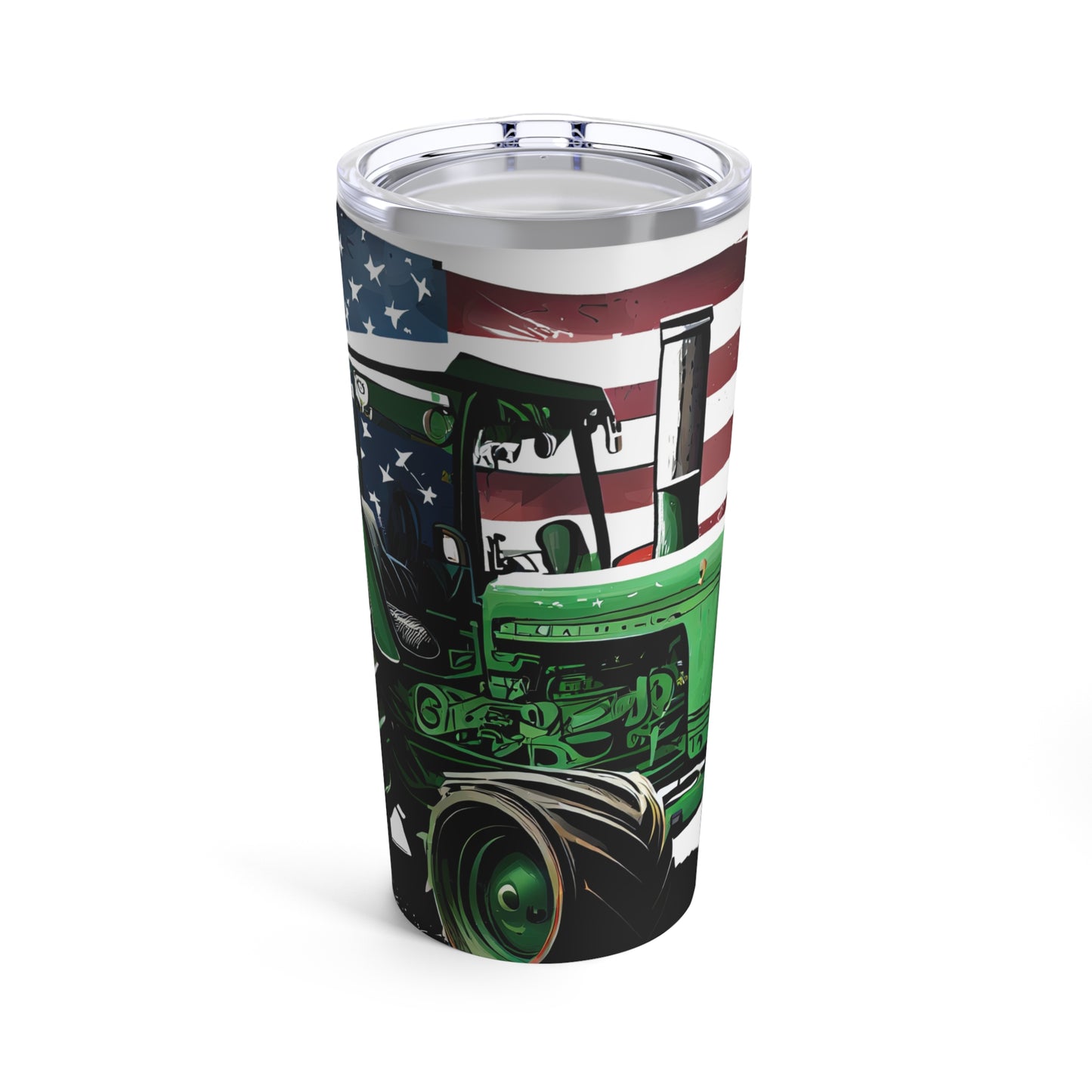 Flag & Green Tractor | Tumbler 20oz