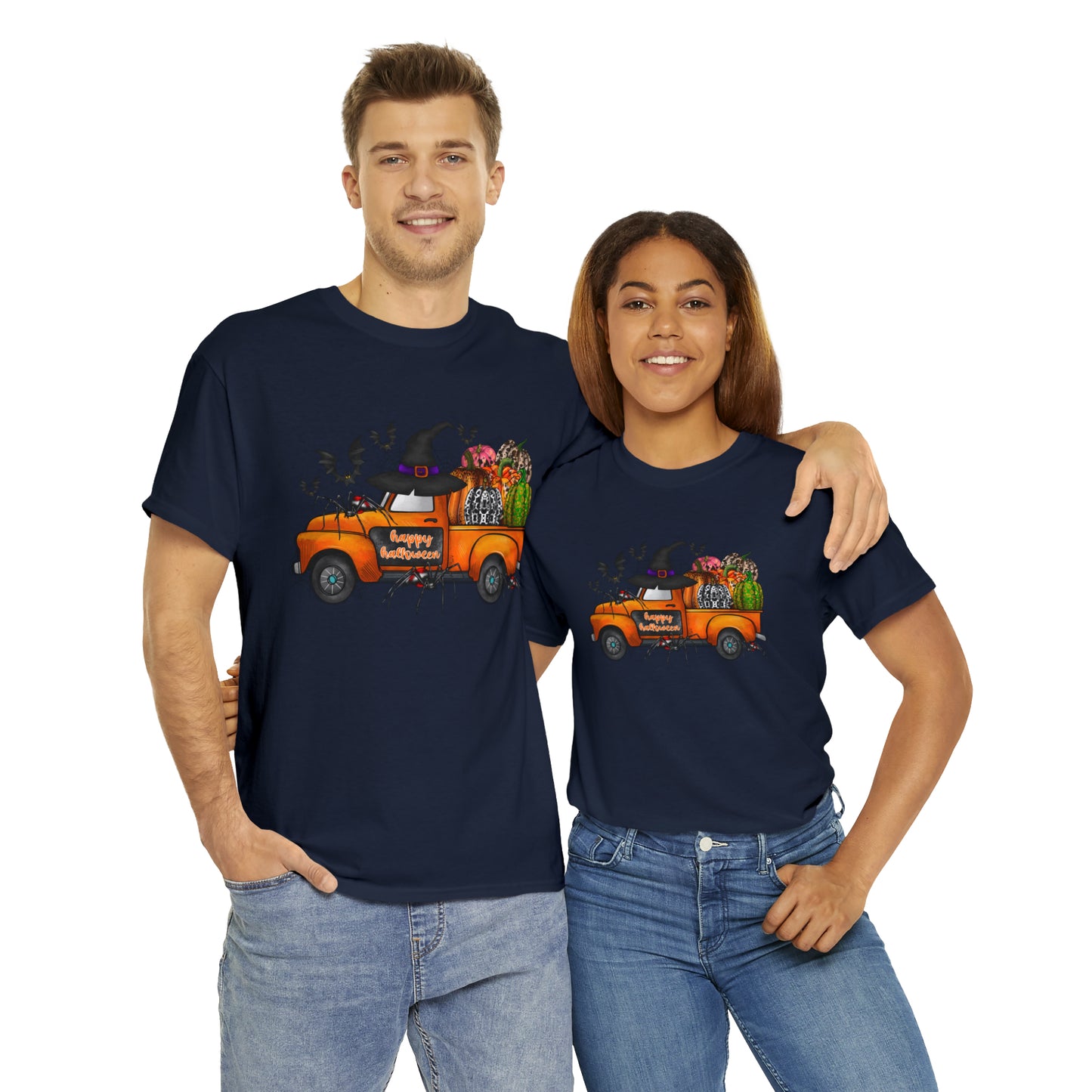 Halloween Truck | Unisex Heavy Cotton Tee