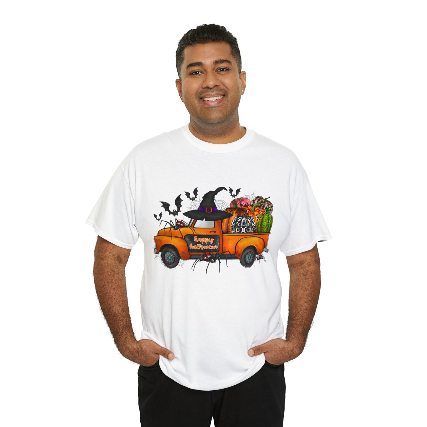 Halloween Truck | Unisex Heavy Cotton Tee