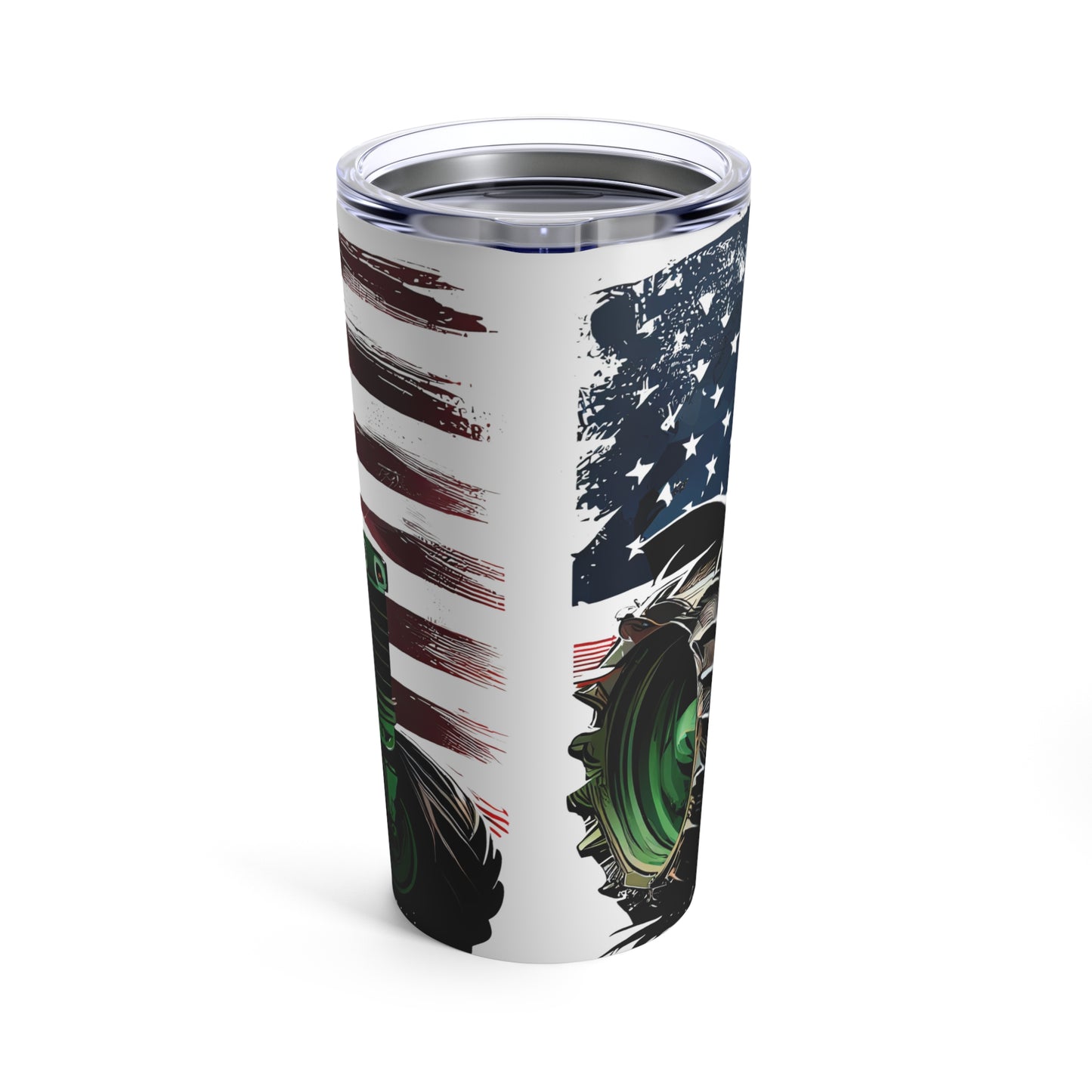Flag & Green Tractor | Tumbler 20oz