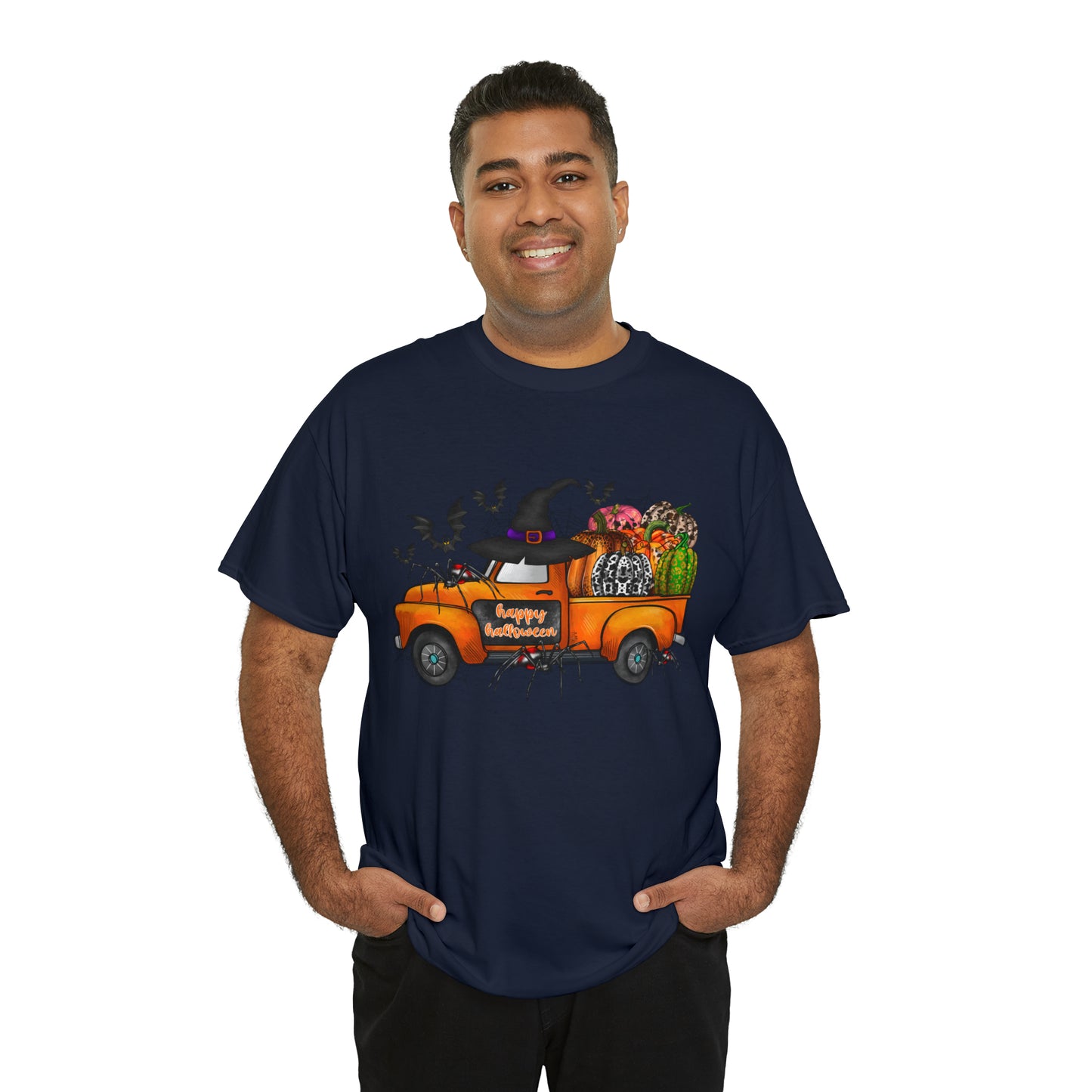 Halloween Truck | Unisex Heavy Cotton Tee