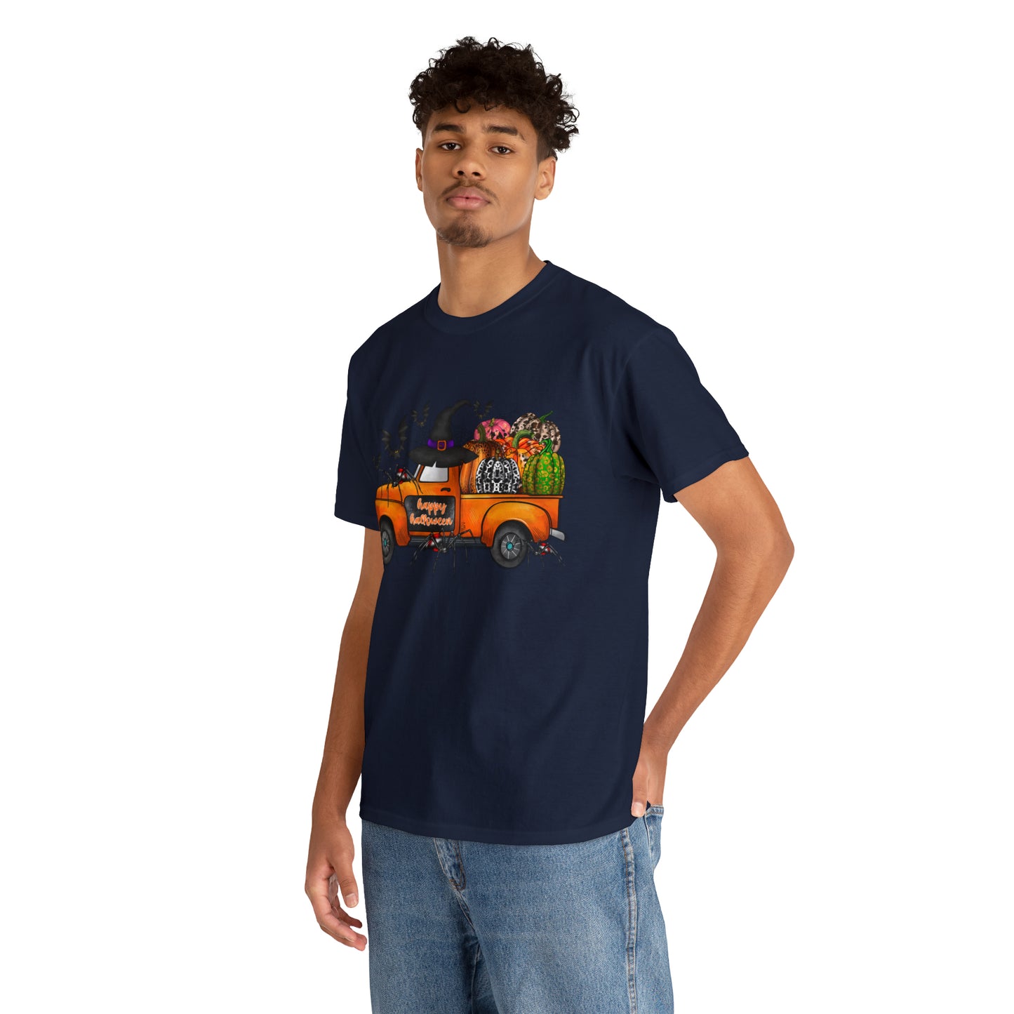 Halloween Truck | Unisex Heavy Cotton Tee