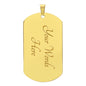 My Son | Here For You- Military Dog Tag Chain