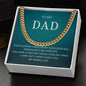 My Dad | Your Guiding Hand - Cuban Link Chain