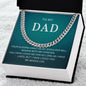 My Dad | Your Guiding Hand - Cuban Link Chain
