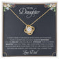 My Daughter | Always Remember - Love Knot Necklace