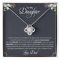 My Daughter | Always Remember - Love Knot Necklace