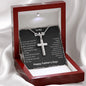 My Dad | Happy Fathers Day - Steel Cross Necklace