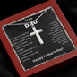 My Dad | Happy Fathers Day - Steel Cross Necklace