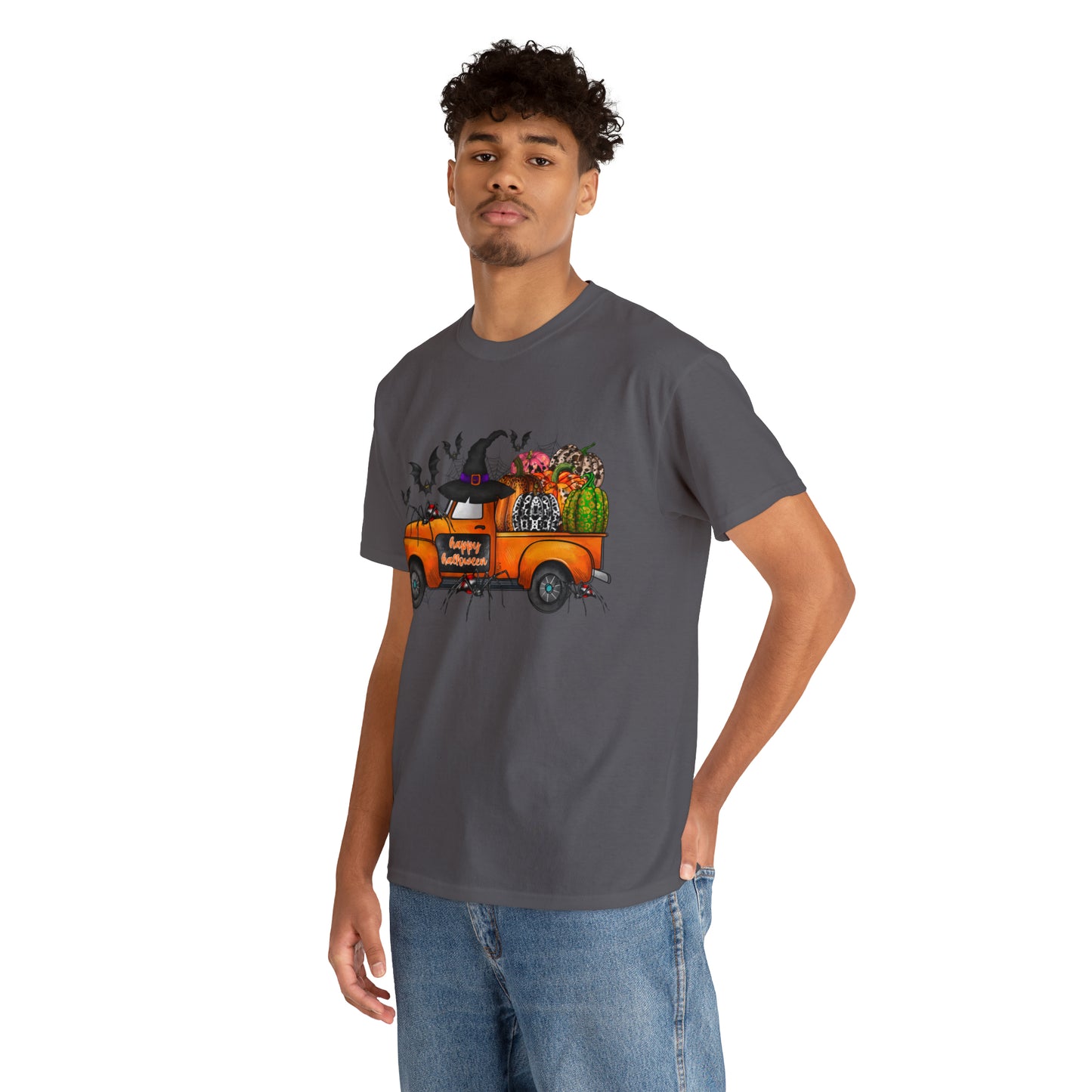Halloween Truck | Unisex Heavy Cotton Tee