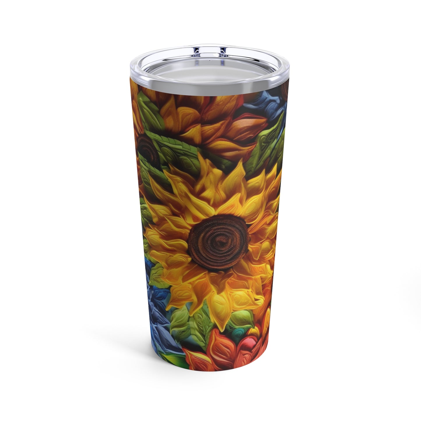 3D Colorful Sunflower | Tumbler 20oz