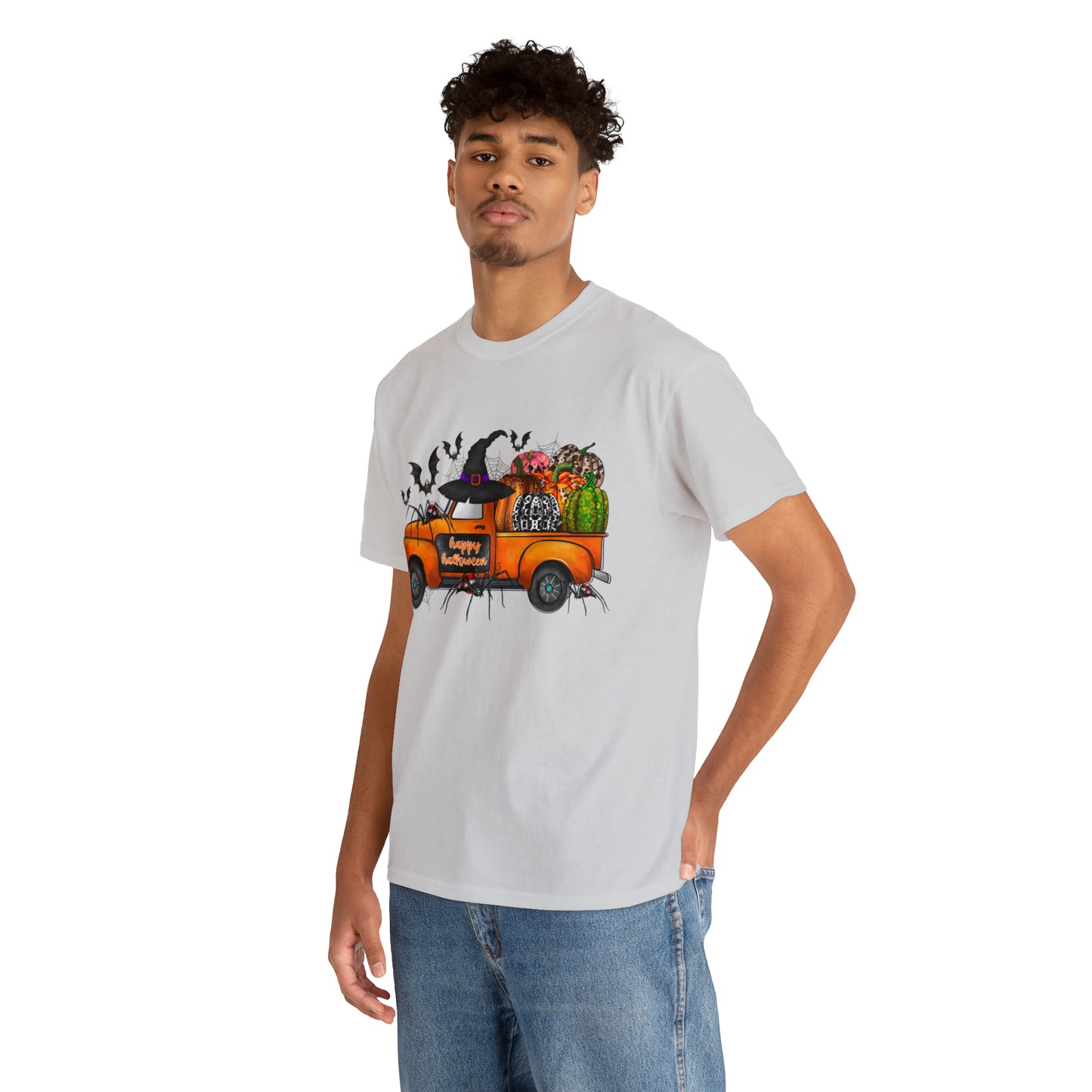 Halloween Truck | Unisex Heavy Cotton Tee