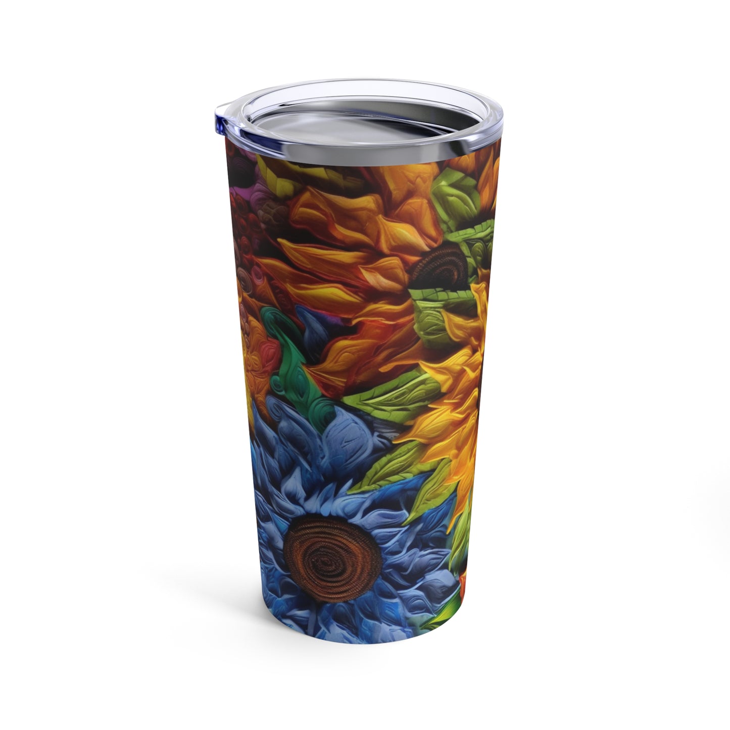 3D Colorful Sunflower | Tumbler 20oz
