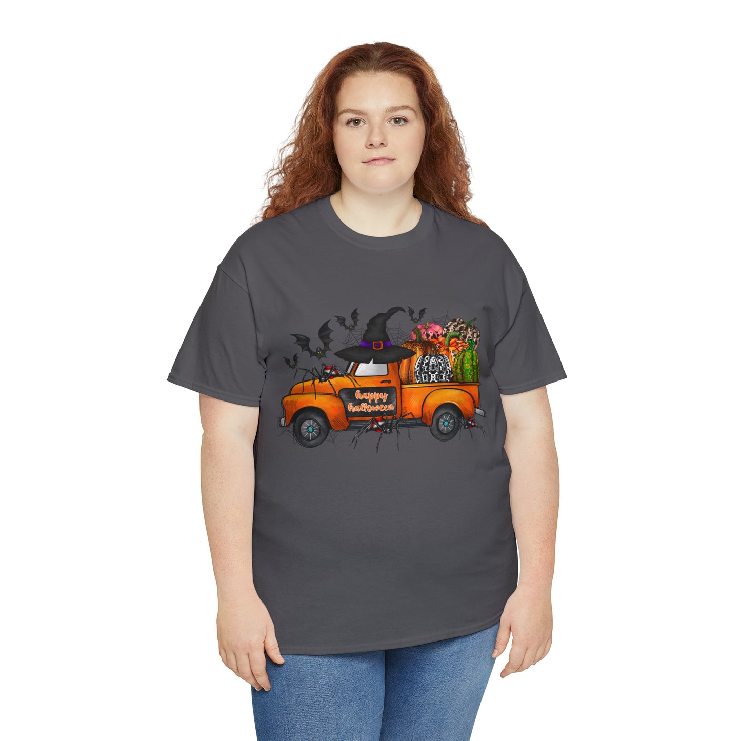 Halloween Truck | Unisex Heavy Cotton Tee