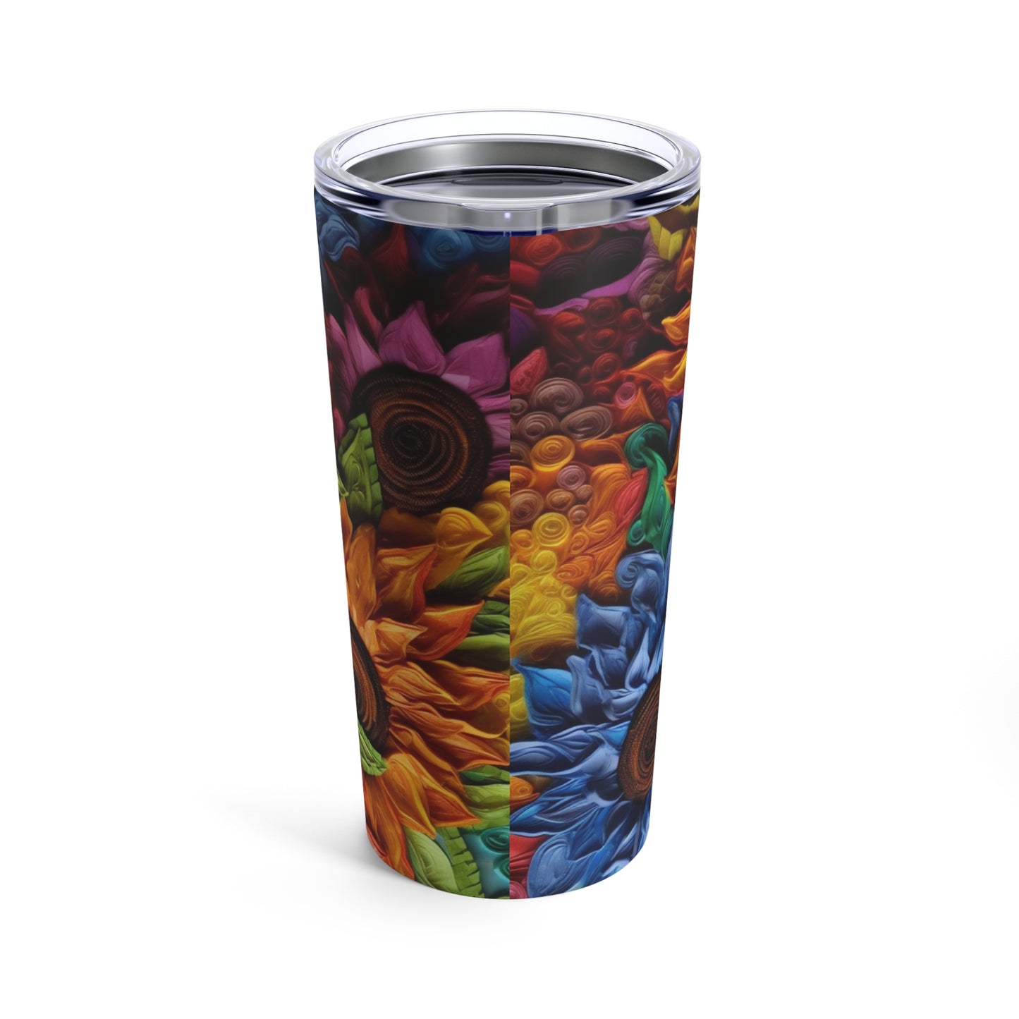 3D Colorful Sunflower | Tumbler 20oz