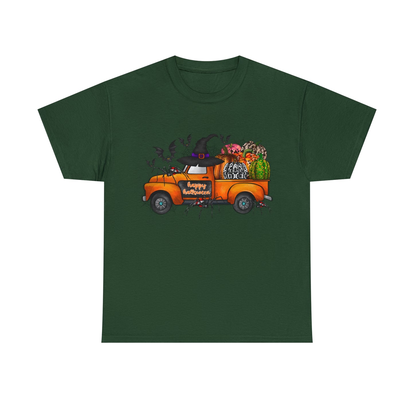 Halloween Truck | Unisex Heavy Cotton Tee