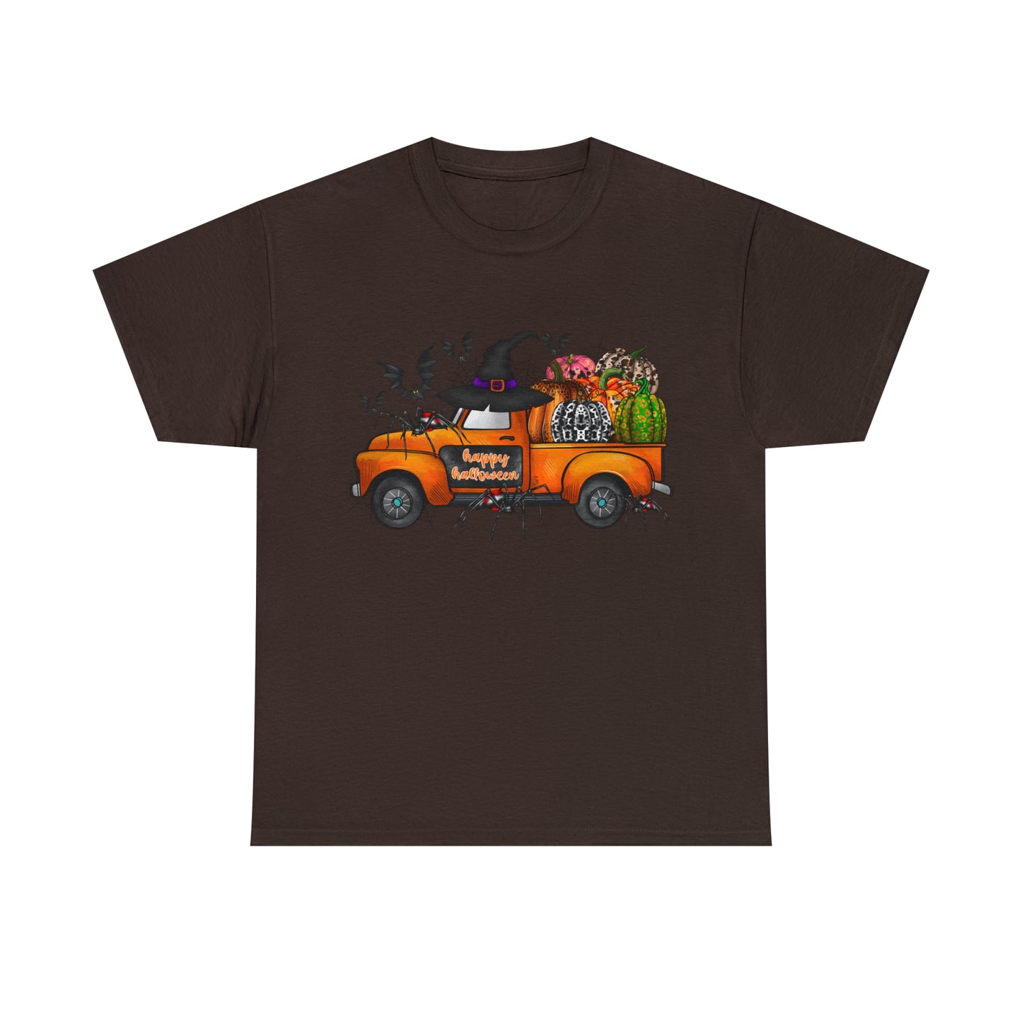 Halloween Truck | Unisex Heavy Cotton Tee