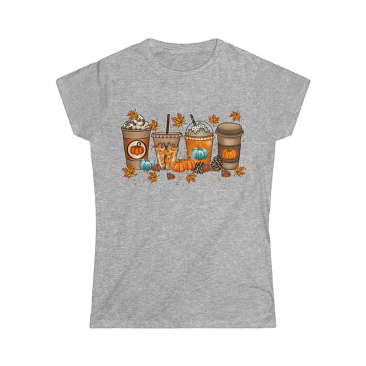 Fall Coffee Drink | Women's Softstyle Tee