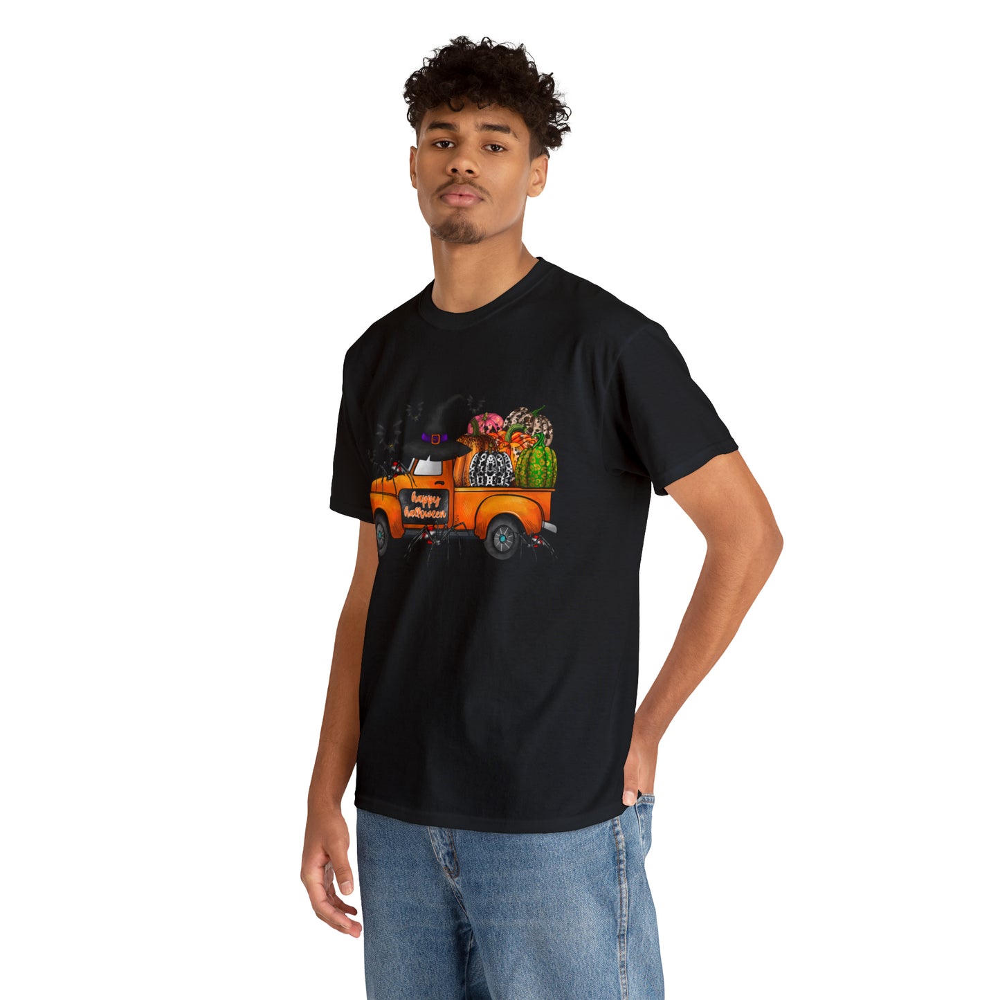 Halloween Truck | Unisex Heavy Cotton Tee