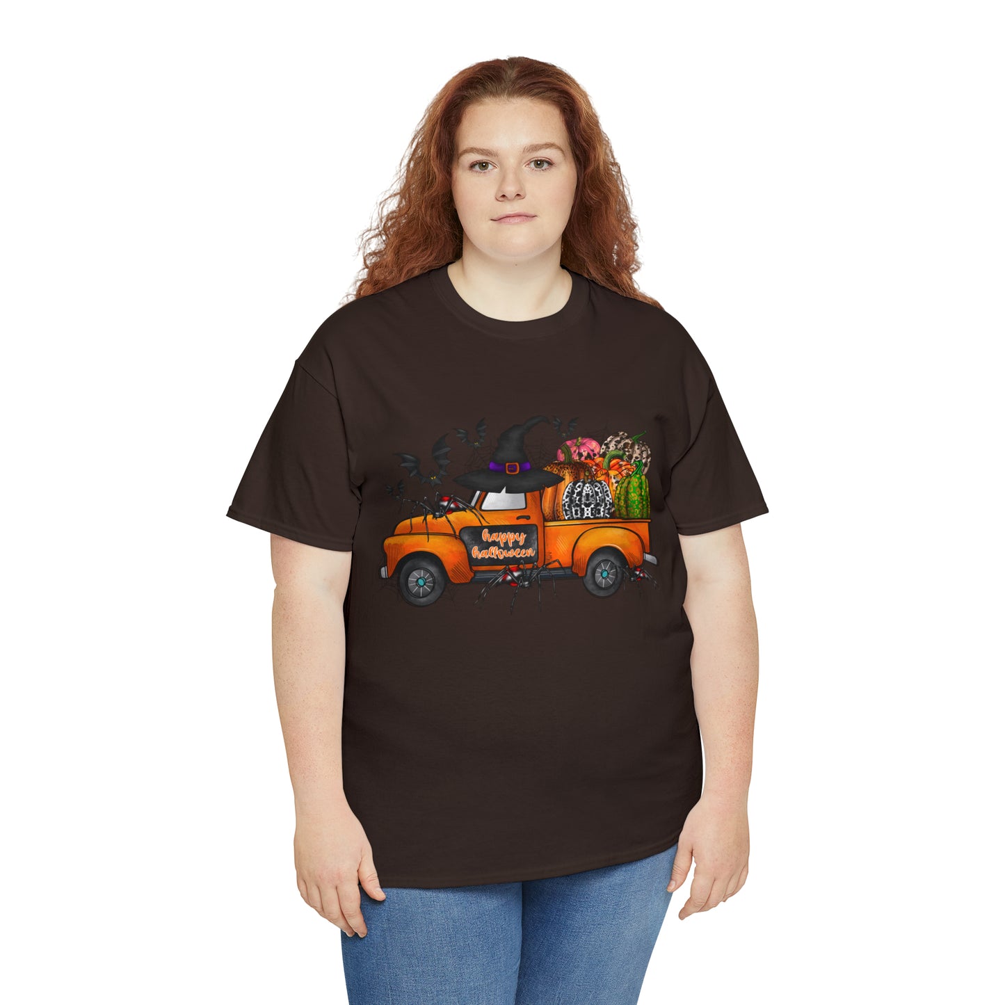 Halloween Truck | Unisex Heavy Cotton Tee