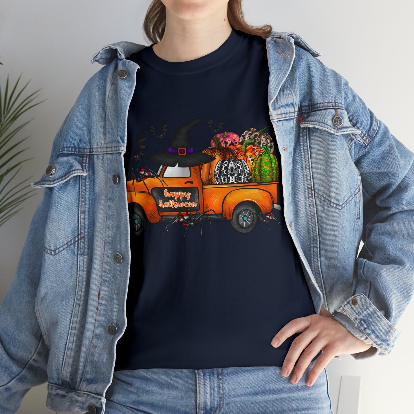 Halloween Truck | Unisex Heavy Cotton Tee