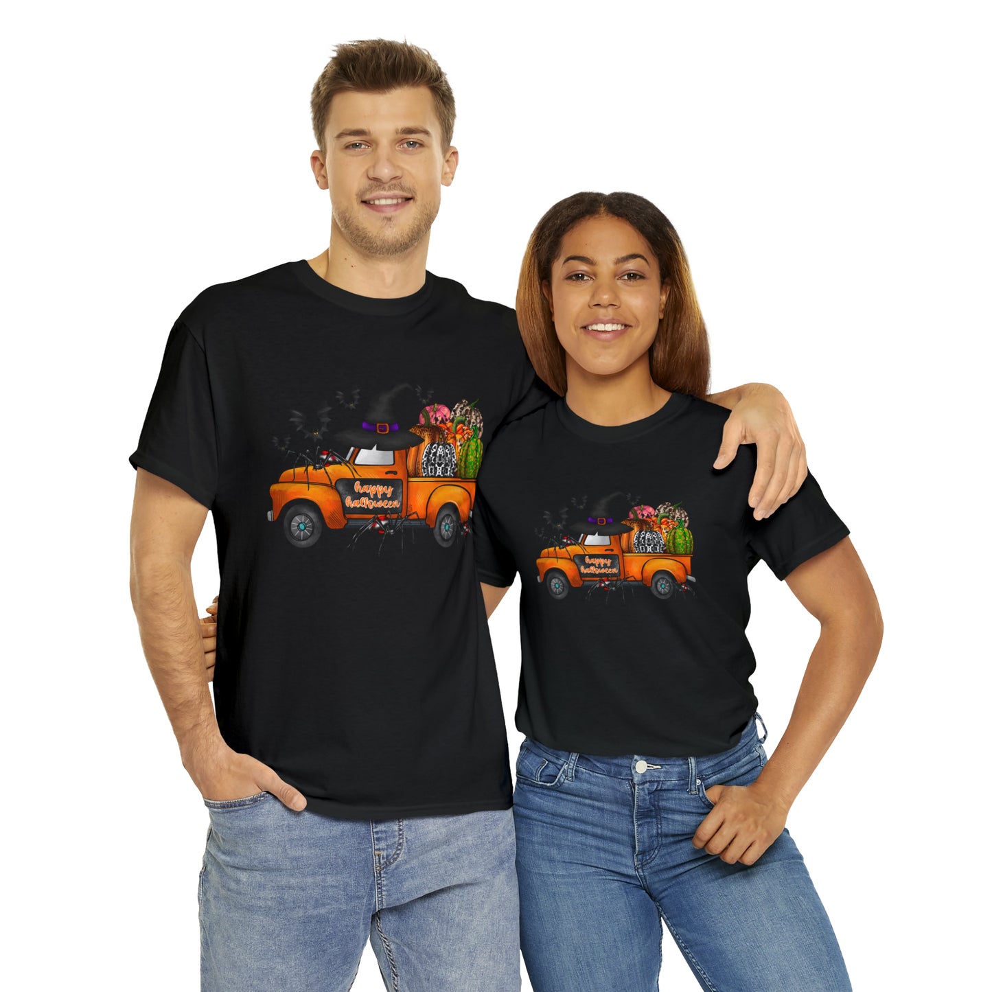 Halloween Truck | Unisex Heavy Cotton Tee