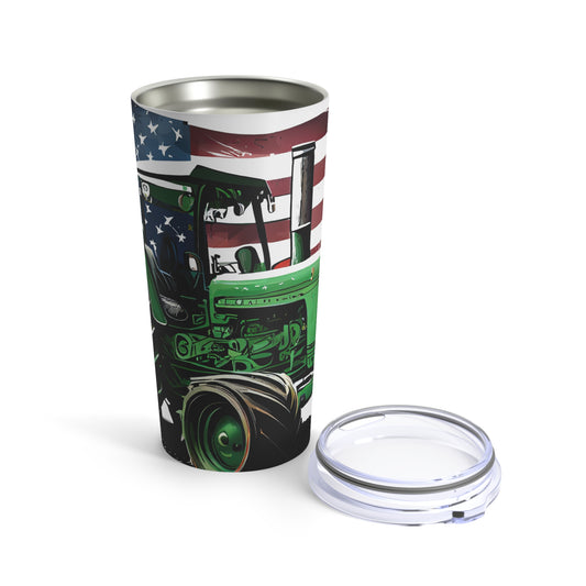 Flag & Green Tractor | Tumbler 20oz