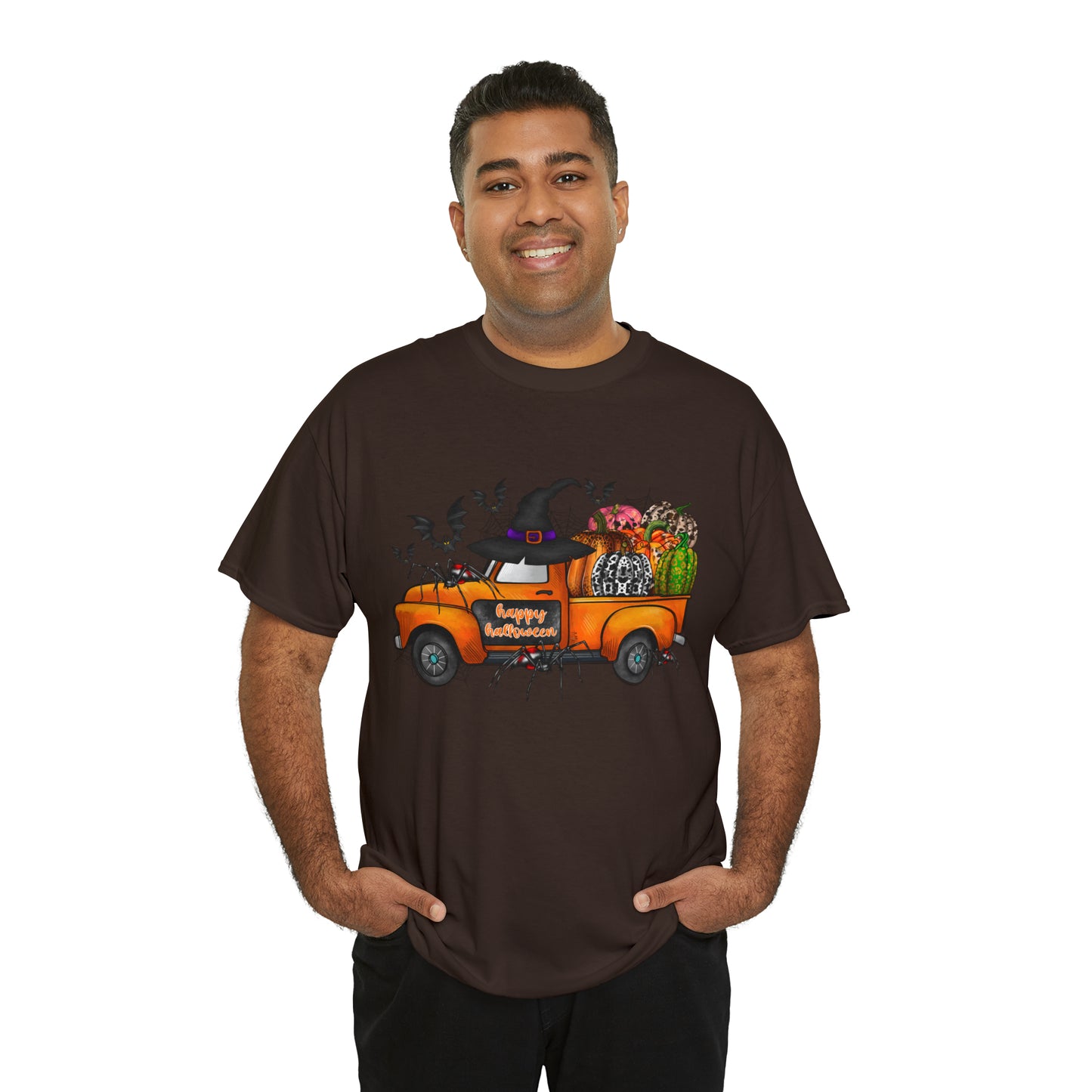 Halloween Truck | Unisex Heavy Cotton Tee