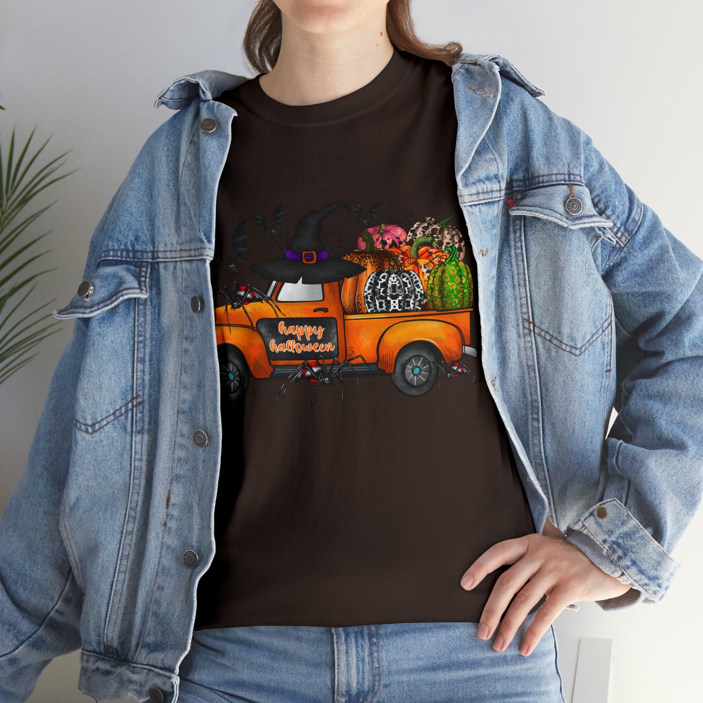 Halloween Truck | Unisex Heavy Cotton Tee